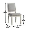 Canova - 7 Piece Dining Set - White - as Pic