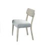 7pc Dining Set Natural Wood Grain Color Dining Table Rectangle Dining Table And Chairs Solid Rubber wood Dining Room Furniture - as Pic