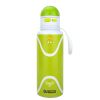 Tennis Pattern Straw Lid Water Bottle; Flip & Sip Double Stainless Steel Thermal Insulation; Sports Bottle; Outdoor Mug - 25oz