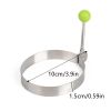 1pc Stainless Steel Fried Egg Pancake Shaper Omelette Mould - Circular