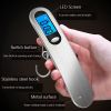 Digital Luggage Scale 50kg Portable LCD Display Electronic Scale Weight Balance Suitcase Travel Bag Hanging Steelyard Scale Tool - China - 50KG-Black