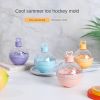 Whiskey Ice Ball Mold Freeze Ball Shaped Ice Cube Silicone Ice Tray Light Bulb Round Ball Home Made Ice Ball - Pink