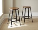 Adele - 5 Piece Dining Set With Counter Height Table - Dark Brown - as Pic