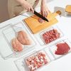 1pc Transparent Container; Refrigerator Fruit Storage Box; Food Sealed Box; Freezer Box; Storage Box; Kitchen Supplies - 650ML