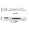 Stainless Steel Multifunctional Garlic Cutter Onion Knife Scallion Chopped Vegetable Cutter Sharp - B