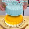 Silicone Round Pan Charlotte Cakes Baking Pan Sponge Flan  Silicone Molds - Green
