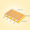 1pc Plastic PP Flat Lying Multi-layer Stacking With Dust-proof Cover; Ice Cream Mold; Homemade Ice Cream Mold - Blue