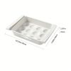 2pcs Kitchen Refrigerator Freshness Storage Boxes; 12 Grids Egg Storage Boxes; Multifunctional Drawer Type Food Divided Storage Boxes - 2pcs
