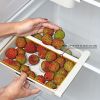 2pcs Kitchen Refrigerator Freshness Storage Boxes; 12 Grids Egg Storage Boxes; Multifunctional Drawer Type Food Divided Storage Boxes - 2pcs