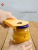 Multifunctional Bottle Cap Opener Tin Opener Lid Opener Can Openers Bottle Cap Opener Beer Screwdriver Universal Bottle Opener - Yellow