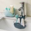Cloud Sink Drain Basket Household Kitchen Faucet Rack Washing Dish Rag Sponge Pool Storage Hanging Bag - FV05-blue