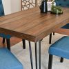 Ashford 5-Piece Dining Set, Hairpin Dining Table with 4 Chairs, 4 Color Options - as Pic