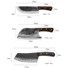 12pcs Butcher Knife Set Hand Forged chef knife Boning Knife With Sheath High Carbon Steel