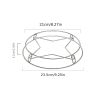 1pc Stainless Steel Kitchen Pot Holder; Steam Pot Holder; Heat Insulation Pad; Anti-scalding Rack - 1 Piece