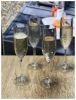 Tritan Lexington Plastic Champagne Flutes Set of 4 (6oz), Unbreakable Mimosa Glasses Plastic Champagne Glasses, Wedding Champagne Flutes - as Pic