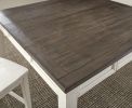 Cayla - 9 Piece Dining Set With Counter Height Table - Dark Brown - as Pic