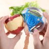 1pc 3-in-1 Fruit Vegetable Peeler Stainless Steel Shredder Scraper For Potato Carrot Apple Veggie Kitchen Supplies - Red