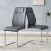 Table and chair set: 1 table VV +8 grey 001 chairs. - as Pic