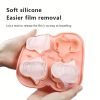 1pc Penguin Model Ice Maker Mold Whiskey Frozen Penguin Ice Cubes Spherical Ice Grid Ice Mold Food Grade Ice Storage Box - 4 Even Penguin Ice Tray - P