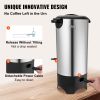 Commercial Coffee Urn 50 Cup Stainless Steel Coffee Dispenser Fast Brew