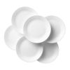 Winter Frost White Dinner Plate, Set of 6 - 10.25''