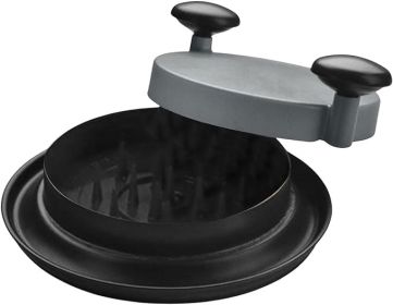 Chicken Shredder Meat Shredder Tool With Handles And Non-Skid Base For Ground Beef Pulled Pork (Color: Black)